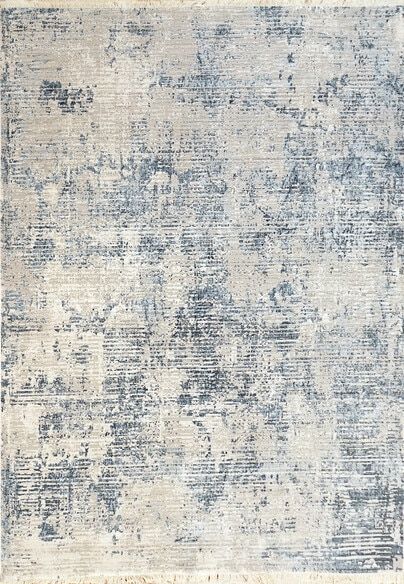 Dynamic Rugs MOOD 8451-150 Ivory and Blue and Grey